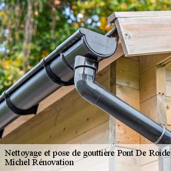 Nettoyage et pose de gouttière