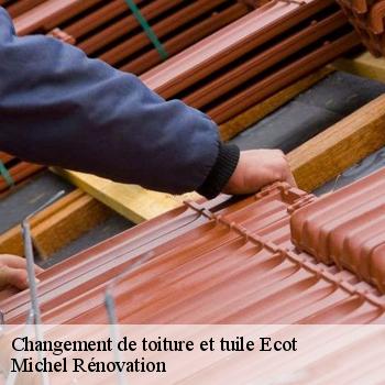 Changement de toiture et tuile